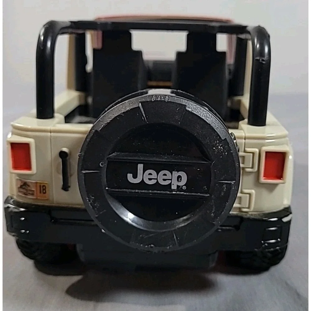 2021 Jada Jurassic Park Jeep Wrangler R/C UNTESTED!! NO‎ REMOTE